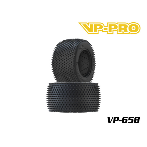 VP-658 MAD RUNNER EVO MS2, 1/10 TRUCK ASTRO CARPET TYRE 2PCS