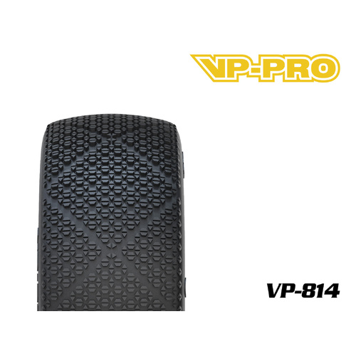 VP PRO - VP-814U DIAMOND EVO M3 1:8TH BUGGY TYRE (WITHOUT RIM) 2PCS