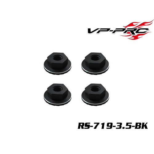 VP PRO M4 ALUM SERRATED WHEEL NUT -3.5MMH - 4PCS