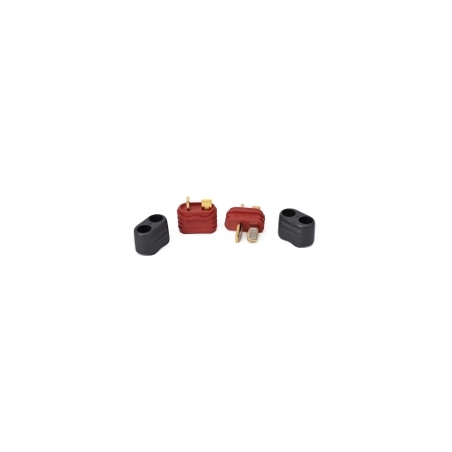SHEATHED DEANS T PLUG CONNECTORS - MALE & FEMALE - 1PC EACH - VSKT-0103C
