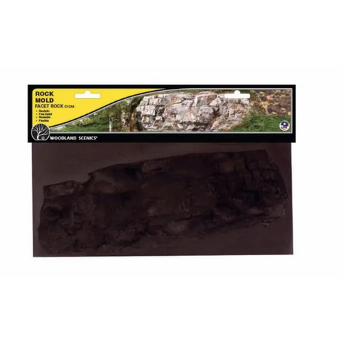 WOODLAND SCENICS ROCK MOLD-FACET ROCK(101/2X5)