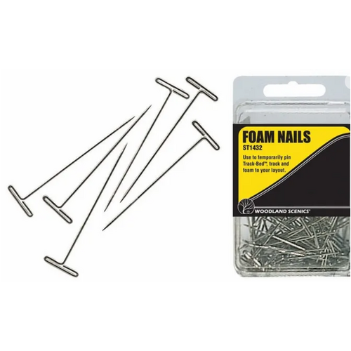 Woodland Scenics Foam Nails 75/Pkg 2In Ea