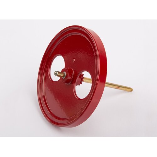 Wilesco 01682 Flywheel. 80 mm Diameter. With Axle (D409)