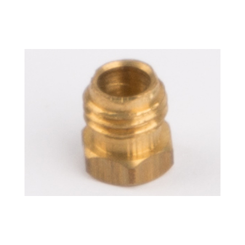 Wilesco Pipe Coupling Nut For Steam Pipe Fixing. Brass. M6X0.75