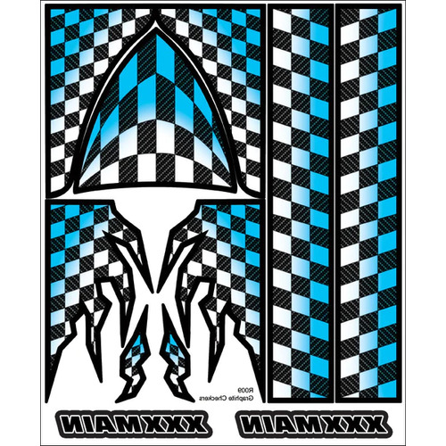 XXX MAIN GRAPHITE CHECKERS INTERNAL GRA - XR009