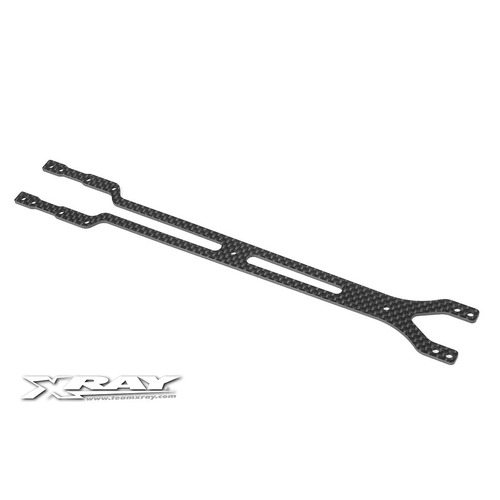 XRAY T4 UPPER DECK 2.0MM GRAPHITE - XY301195