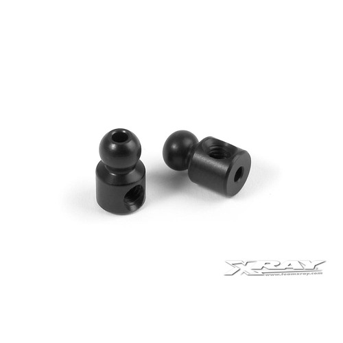 XRAY ALU 4.9MM BALL END - BLACK 2 - XY303431-K