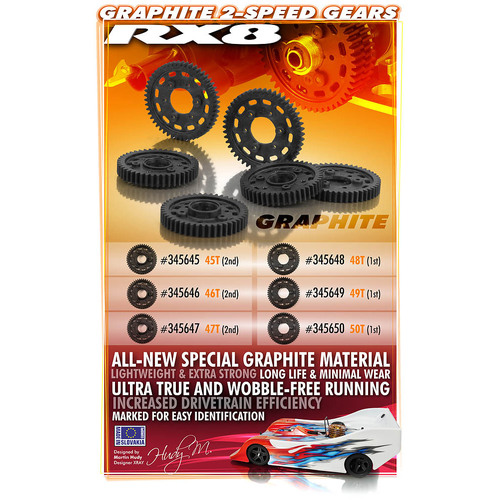 XRAY GRAPHITE 2-SPEED GEAR 50T 1ST - XY345650