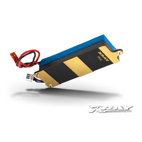 XRAY BRASS BAT PLATE FOR LIPO -100G - XY346157