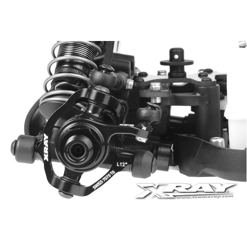 XRAY ALU CASTER BLOCK 12å¡ LEFT 3ROL - XY352282