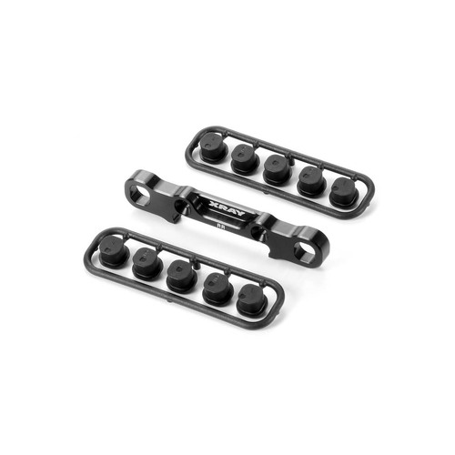 XRAY XB8 ALU REAR LOWER SUSP. HOLDER - REAR - SQUARE ADJ. ROLL-C. - XY353325