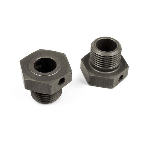 XRAY ALU WHEEL AXLE OFFSET PLUS 1MM - HARD COATED 2PCS - XY355251