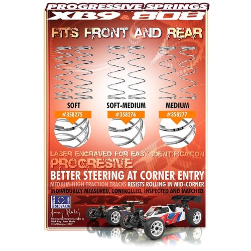 XRAY PROGRESSIVE SPRINGS 3 STR - XY358277