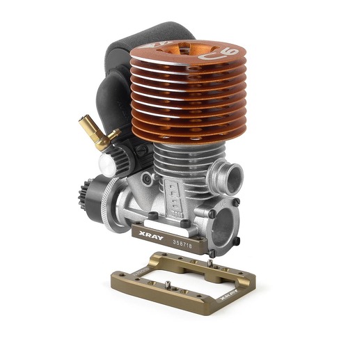 XRAY XB808 ALU ONE-PIECE ENGINE MOU - XY358714