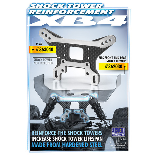 XRAY REAR SHOCK TOWER PROTECTOR - XY363040