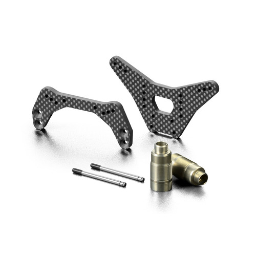 ALU FRONT SHOCK BODY 32MM - HARD COATED (2) - XY368121