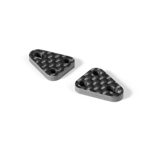 XRAY X1-18 GRAPHITE POD LINK PLATE 2.5MM (2) - XY371182