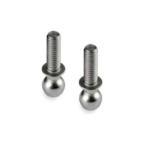 XRAY BALL END 4.9MM WITH 9MM THREAD - HUDY SPRING STEEL (2)