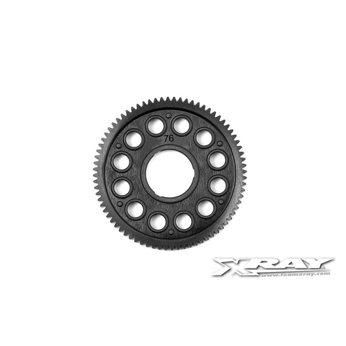 XRAY COMPOSITE SPUR GEAR - 76T/64P - XY375876