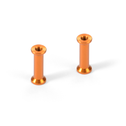 XRAY ALU MOUNT 18.0MM - ORANGE (2) - XY376365-O