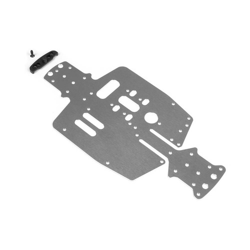 XRAY NT18 ALU CHASSIS - CNC MACHINE - XY381120