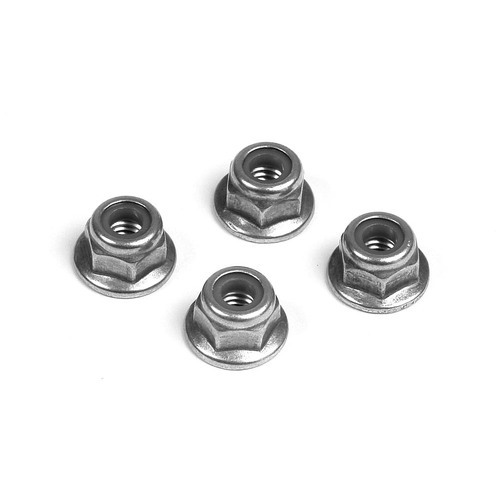 XRAY NUT M4 WITH FLANGE 10PCS - XY960140