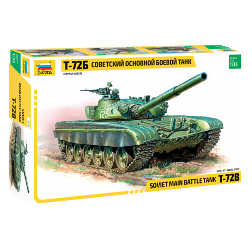 Zvezda 1/35 T-72B Soviet MBT (re-release) Plastic Model Kit