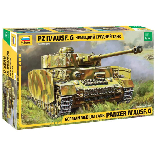 Zvezda 1/35 Panzer IV Ausf.G Plastic Model Kit