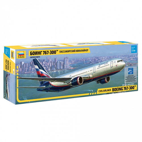 Zvezda 1/144 Boeing 767-300 Plastic Model Kit