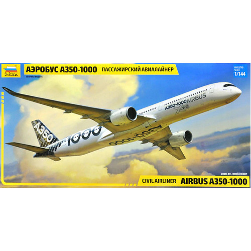 Zvezda 7020 1/144 Airbus A-350-1000 Plastic Model Kit