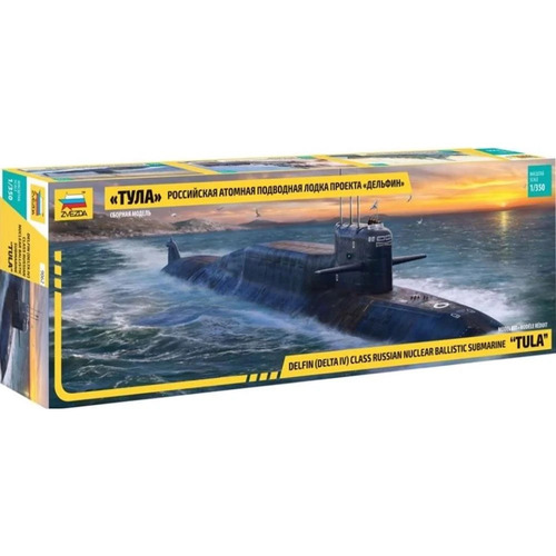 Zvezda 1/350 Tula Submarine Delfin/Delta Plastic Model Kit