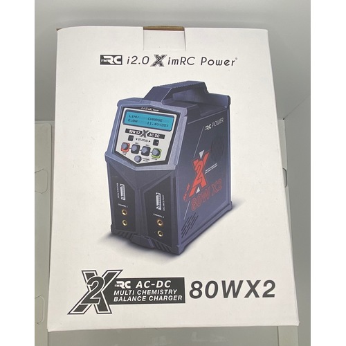 IM RC DUAL CHARGER 2X80W AC/DC 7AMP BALANCE CHARGER - LIPO - LIFE - NICD -NIMH - PB - IM014