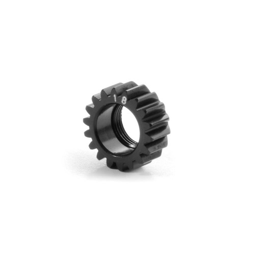 XRAY XCA ALU PINION GEAR 18T (1ST) - 7075 T6 - HARD COATED -LARGE - xy348418